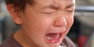 Little boy crying